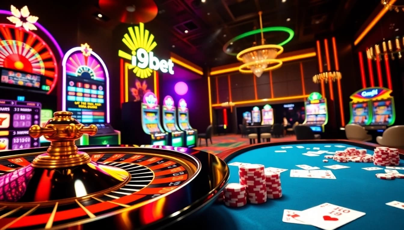 Experience thrilling gameplay at i9bet with vibrant slots, roulette, and poker.