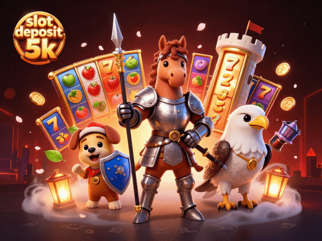 Experience thrilling action with slot deposit 5k while exploring vibrant 3D casino elements.