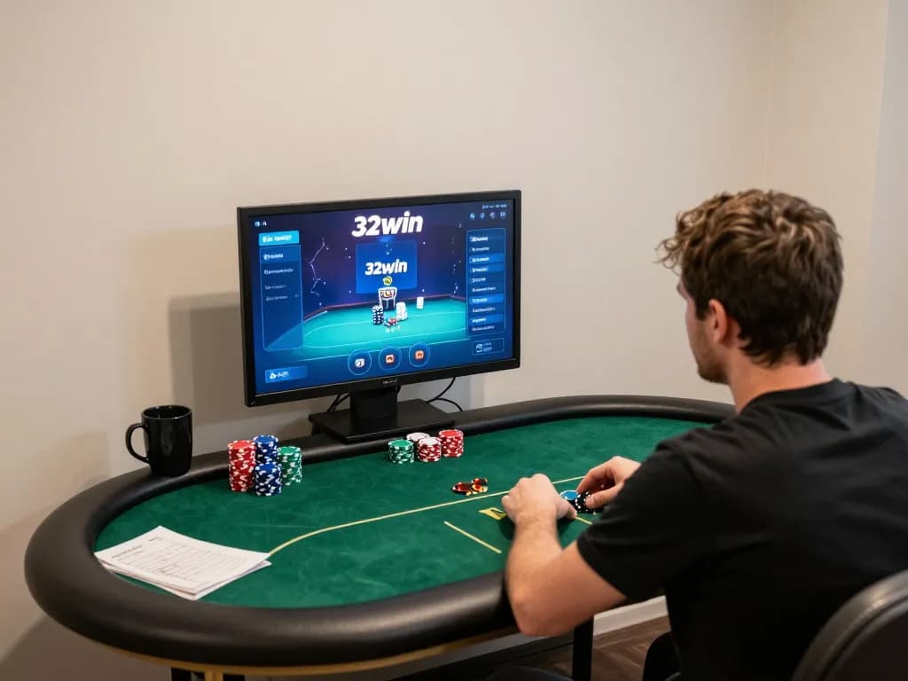 Experience the excitement of strategic gameplay at 32win with a focused online session.