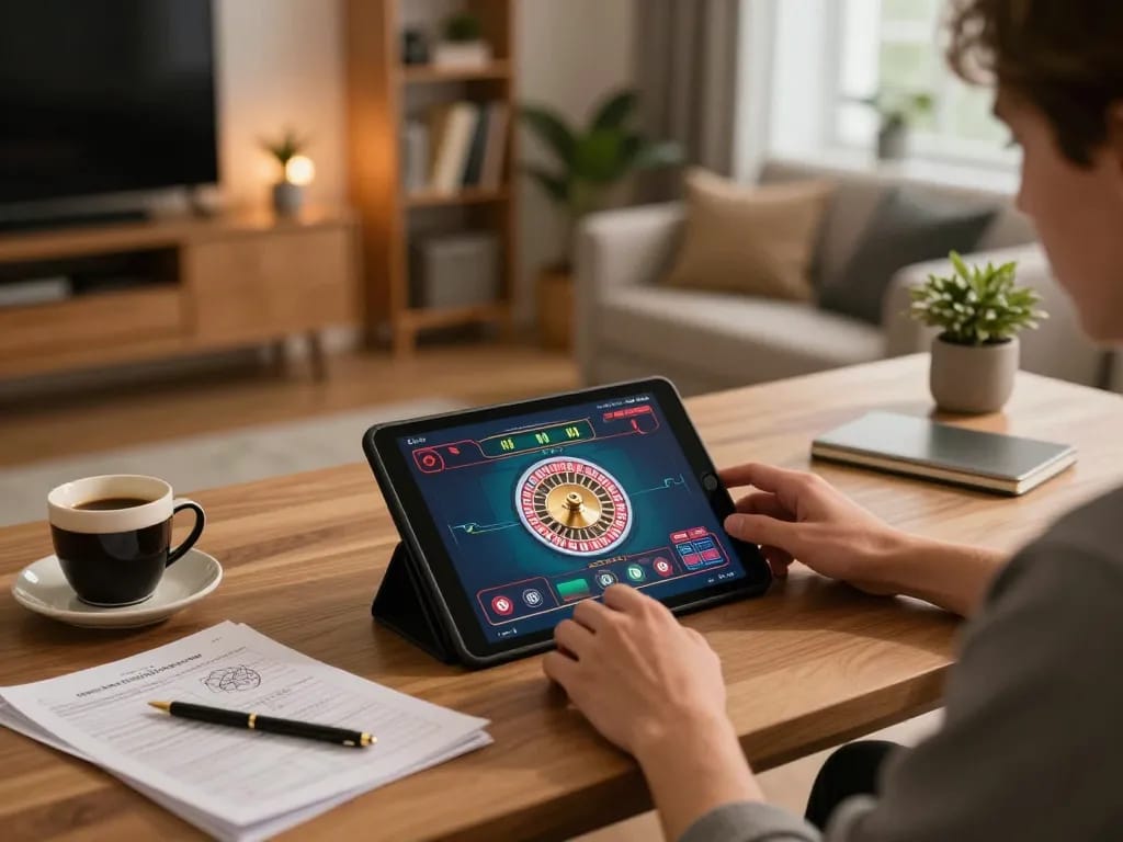Permainan online yang menarik dengan fly-nepal terhubung ke permainan roulette yang mendebarkan di tablet di rumah yang nyaman