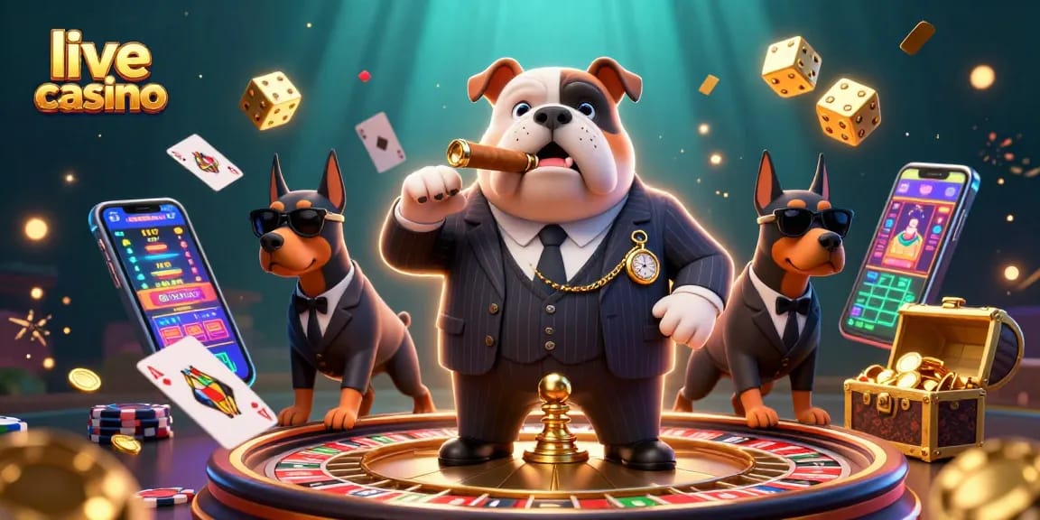 Experience the excitement of live casino gaming with thrilling scenes and dynamic elements.