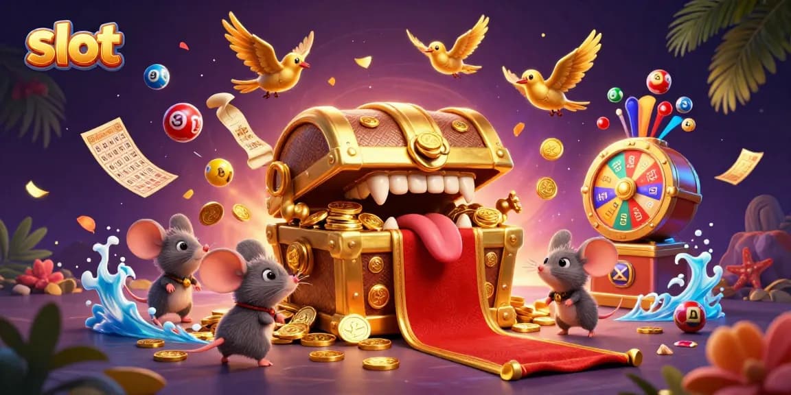 Engage with the thrilling slot gaming adventure featuring colorful elements and enticing visuals.