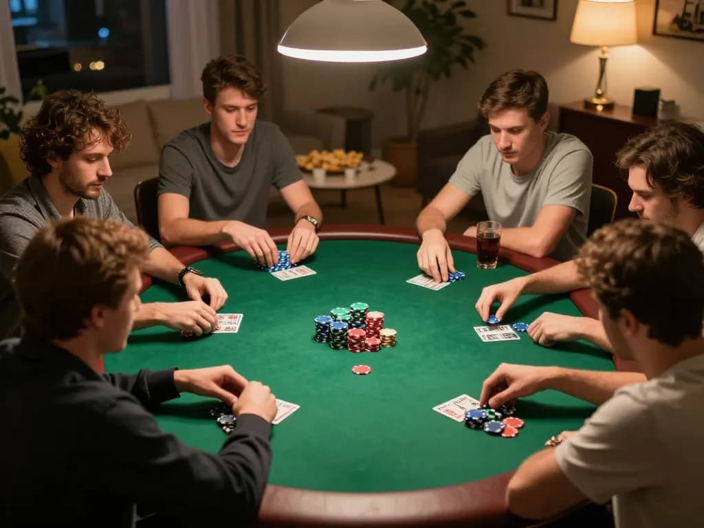 Bong88 poker game zoomed in on players' strategic moves and dynamic chips action.