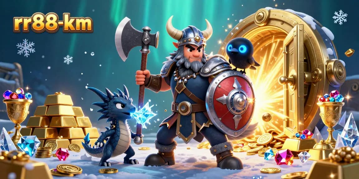 Engage in thrilling adventures at rr88-km with Viking warrior and fierce creatures in casino riches.