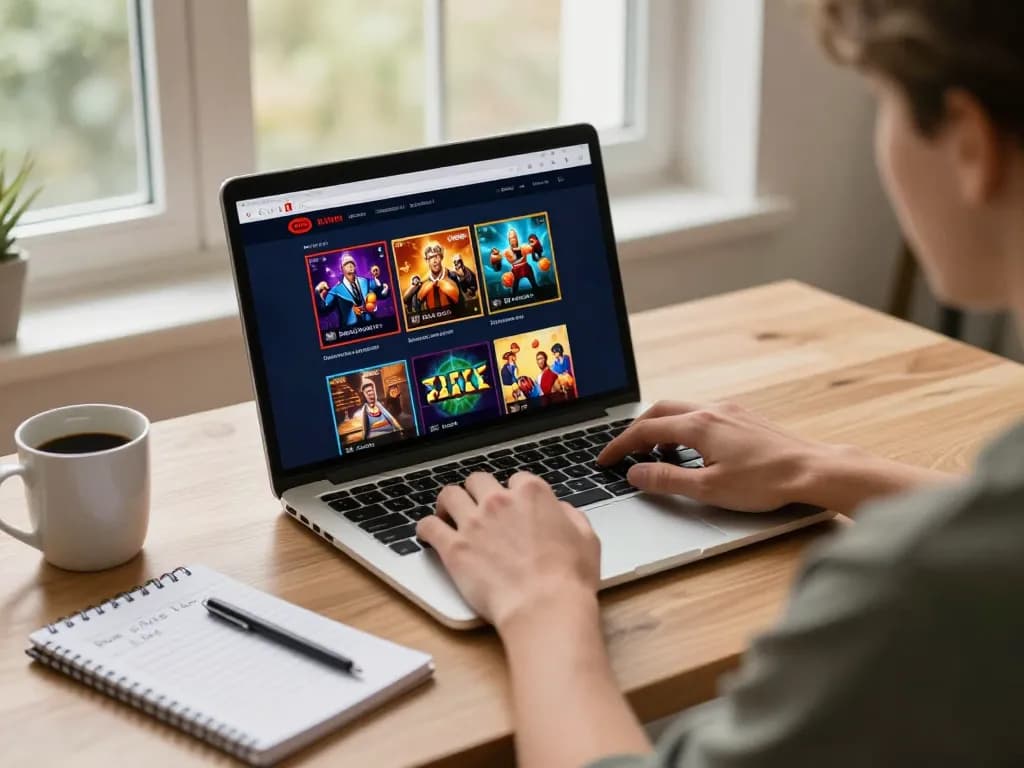 Kuwin online gaming experience with a player focused on strategic betting at home