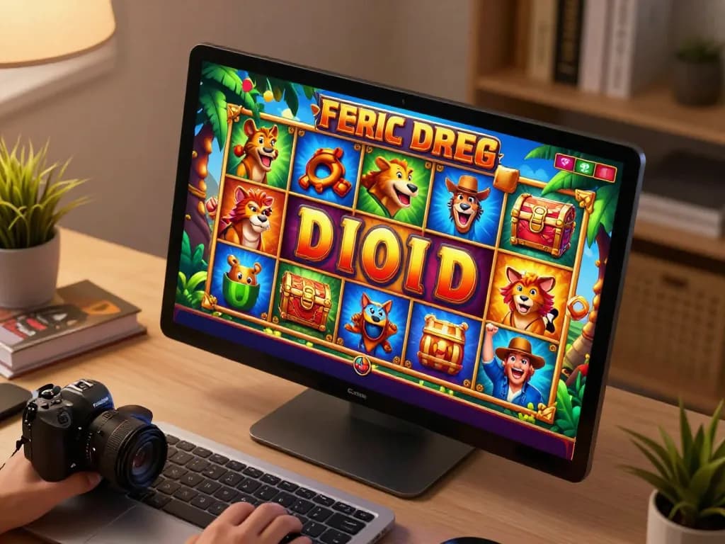 Perayaan kemenangan Panda di permainan slot online dengan grafis 3D HD yang hidup dan pemain yang bersemangat.