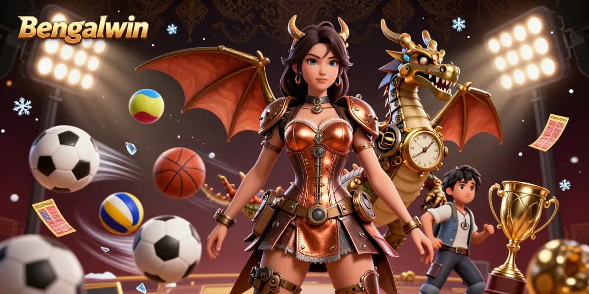 Bengalwin offers a dynamic gaming experience featuring thrilling sports elements, from tickets to trophies.