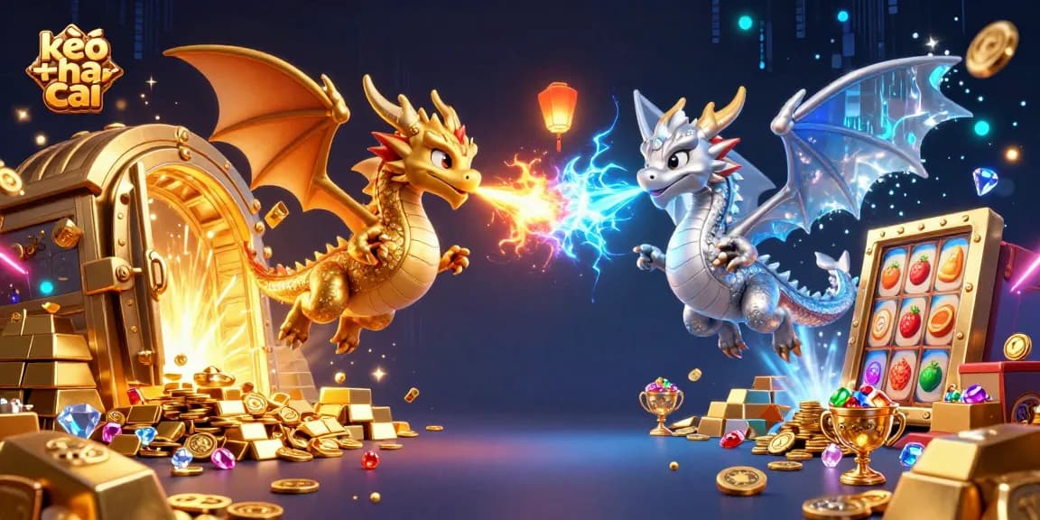 Join the thrilling world of kèo nhà cái with dynamic dragons and dazzling casino treasures.