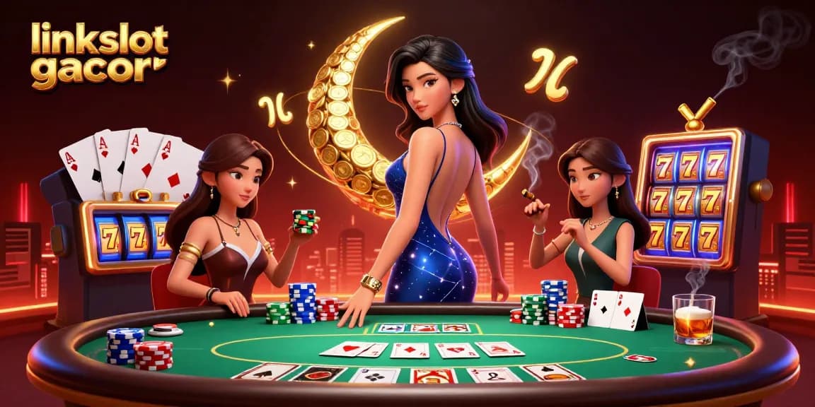 Experience exciting gameplay with link slot gacor, showcasing vibrant casino elements.