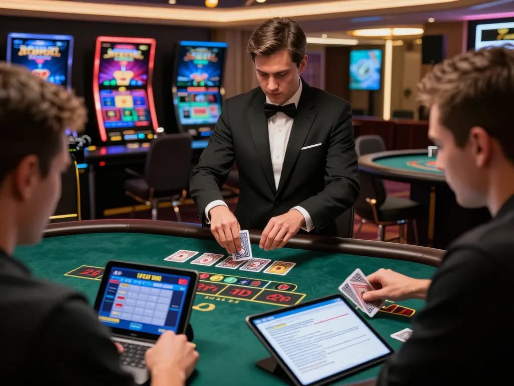 Players engaging in a live dealer game go88, focused on strategic moves and exciting gameplay.