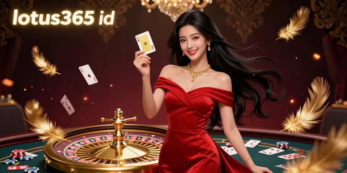 Engage in thrilling gameplay with lotus365 id, showcasing a vibrant casino atmosphere and a confident dealer.