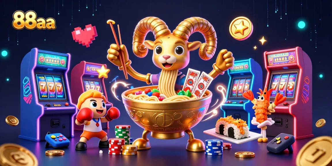 Experience thrilling gameplay at 88aa with vibrant casino elements and colorful characters.
