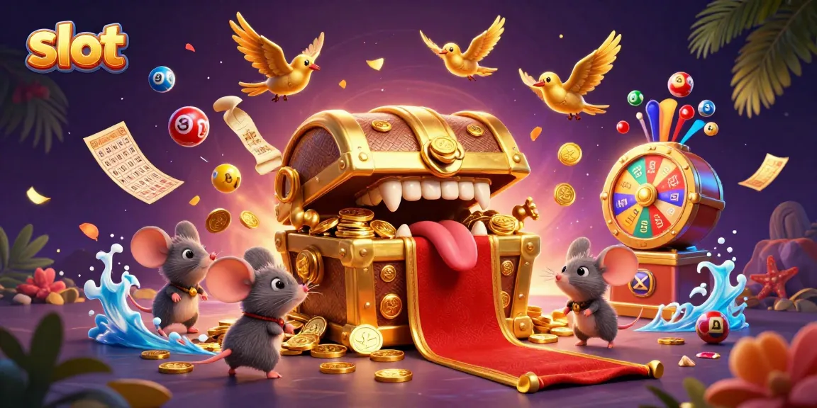 Engage with the thrilling slot gaming adventure featuring colorful elements and enticing visuals.