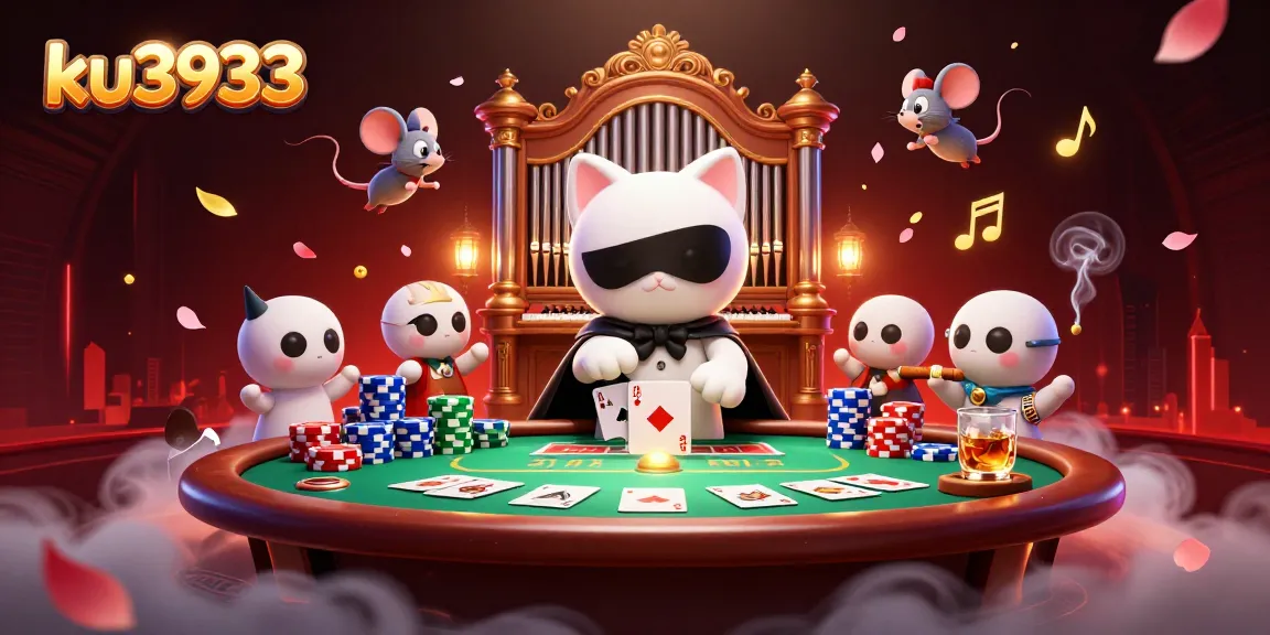 Experience thrilling casino moments with ku3933 while enjoying poker chip stacks and lively game characters.