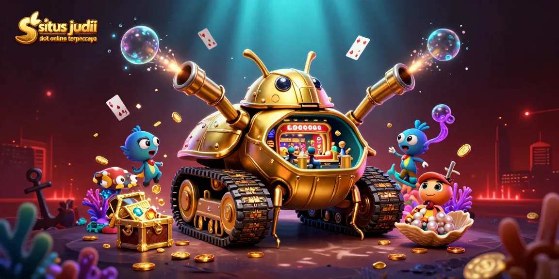 Engage with the exciting situs judi slot online terpercaya experience featuring a dynamic casino scene.