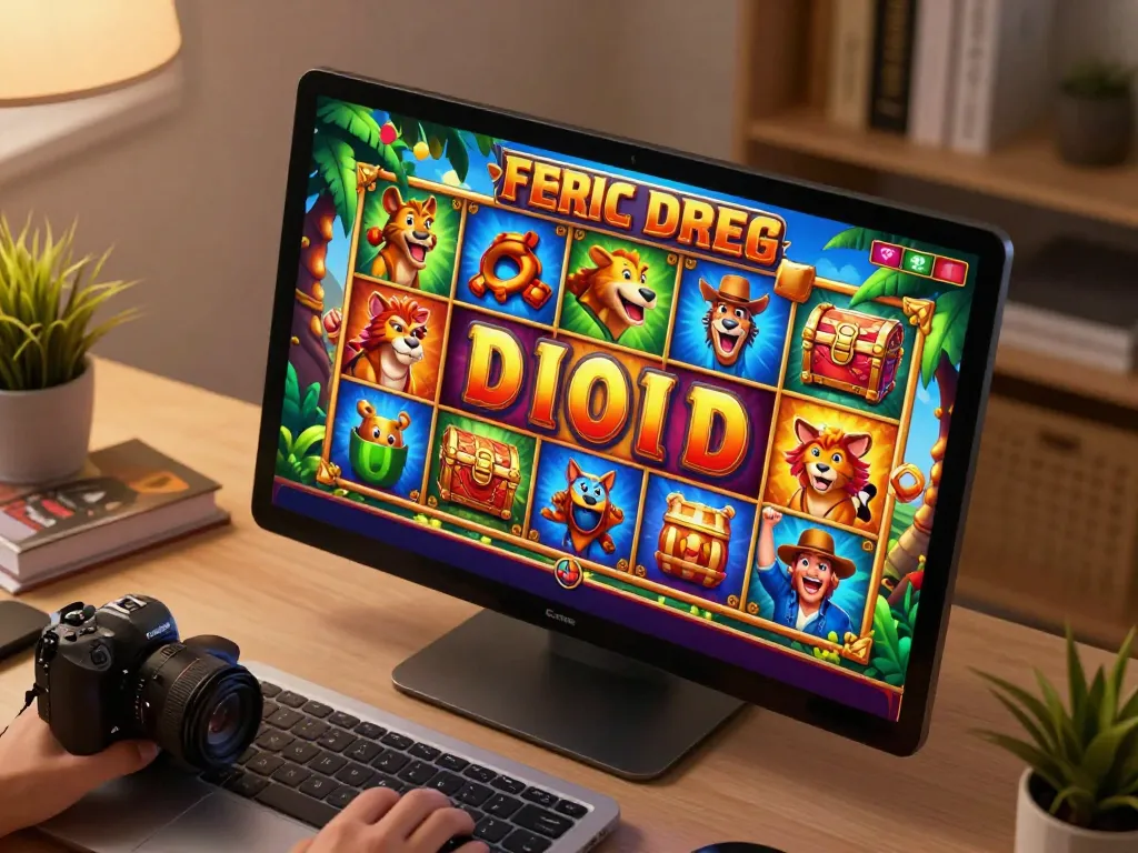 Perayaan kemenangan Panda di permainan slot online dengan grafis 3D HD yang hidup dan pemain yang bersemangat.