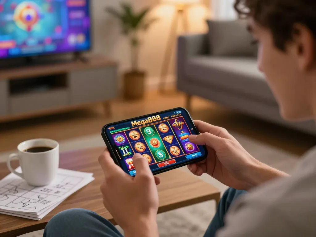 View website to enjoy the excitement of Mega888 in a cozy gaming setting