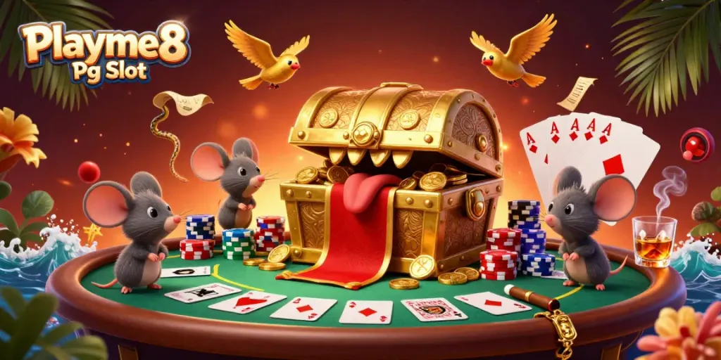 เล่น Playme8 Pg Slot โดยมีภาพลักษณ์มิติ 3D ที่น่าตื่นเต้นพร้อมสมบัติทะเลแสนร่ำรวย