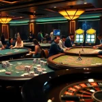 Engaging scene at TRANG CHỦ BEM88 featuring vibrant casino games and excited players.