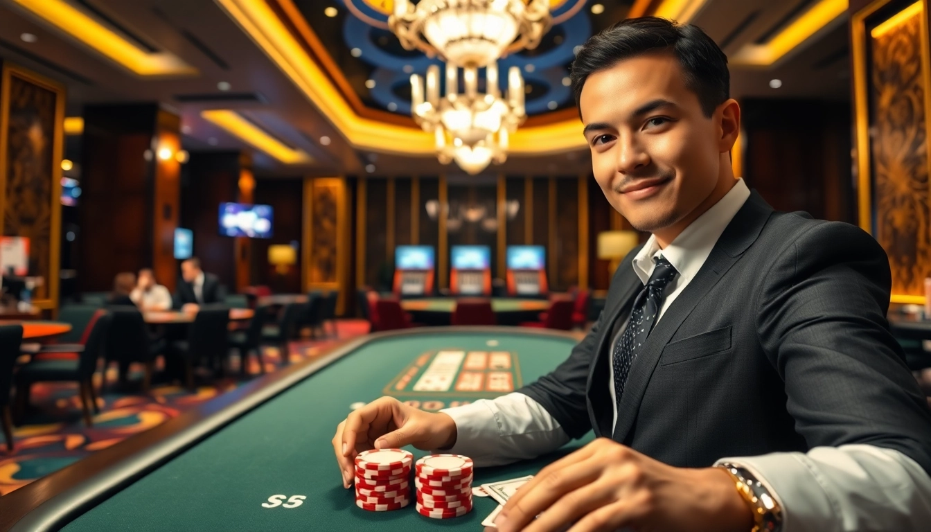 Menghadiri permainan inultogel di kasino dengan dealer yang ramah dan suasana yang mengasyikkan.