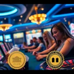 Exciting gaming atmosphere at 66 club showcasing players in action with vibrant casino games and a sense of security.