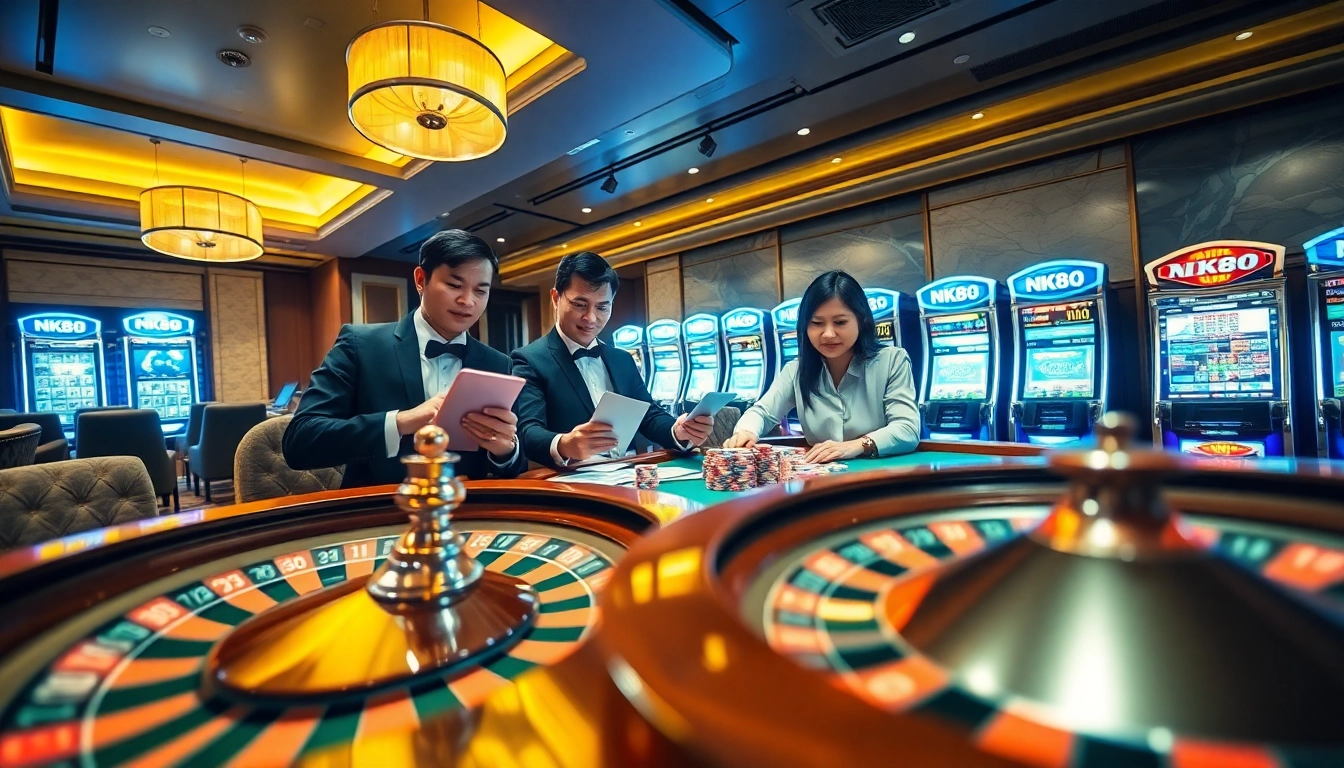 Secure NK88 win betting action with vibrant chips and spinning roulette wheel