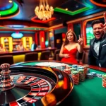 Experience the thrill of 23 win at a luxurious casino table with poker chips and cards.
