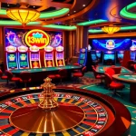 Experience the thrill of 13win nhà cái with vibrant casino tables and slot machines.
