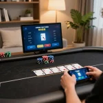 Experience strategic online poker gameplay at RR88 in a stylish home setting.