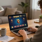 Berdiskusi dalam permainan online dragon77 dengan catatan strategi di lingkungan rumah yang nyaman.