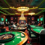 Casino spielen online in a vibrant virtual setting with engaged players.