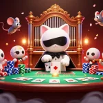 Experience thrilling casino moments with ku3933 while enjoying poker chip stacks and lively game characters.
