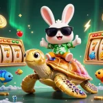 Participez au jouer au casino en ligne avec des personnages 3D vibrants et des éléments de casino colorés.